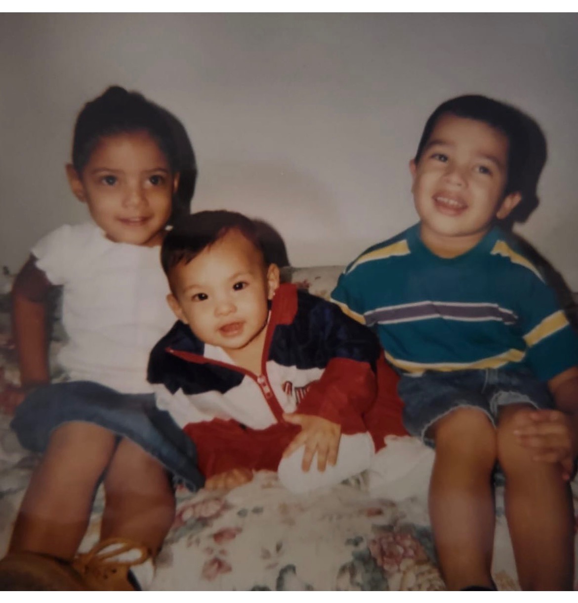 Children together on a couch